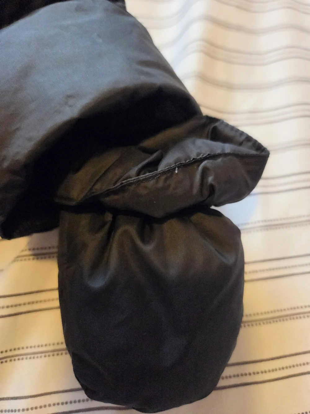 Burberry Black Puffer Baby One-Piece Snowsuit